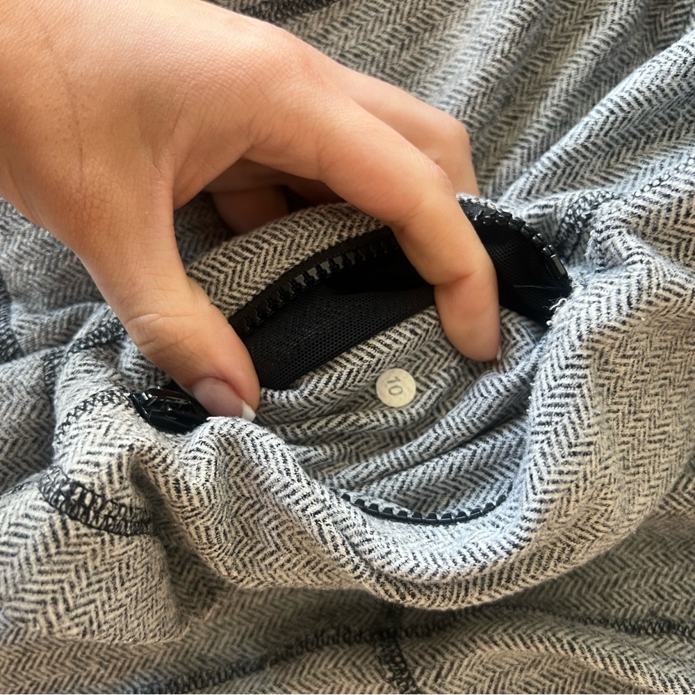 Lululemon Define Jacket Ghost Herringbone Size 10 - image 5